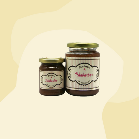 Fruchteria Fruchtaufstrich Marmelade Rhabarber Feinkost Delikatessen Manufakturen Geschenke Feinkostladen Köln Online Shop Frühstück vegan