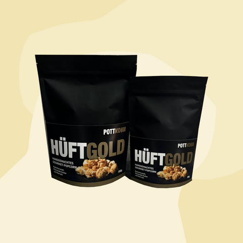 Popcorn Hüftgold mit Butterkaramell, Zucker und Salz Pottkorn GmbH Feinkost Delikatessen Manufakturen Geschenke Köln Online